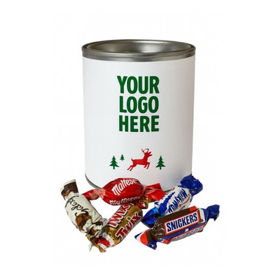 Celebrations Tin - branded Christmas gift by Sweet Yourself