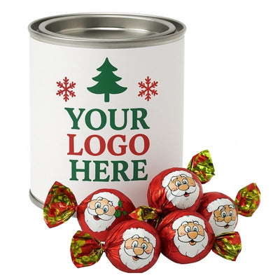 Xmas Truffle Tin - branded Christmas gift by Sweet Yourself
