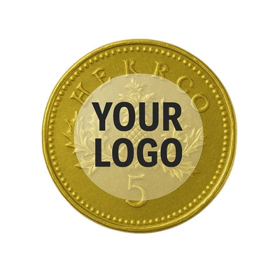 Chocolate Coin - branded Christmas gift by Sweet Yourself