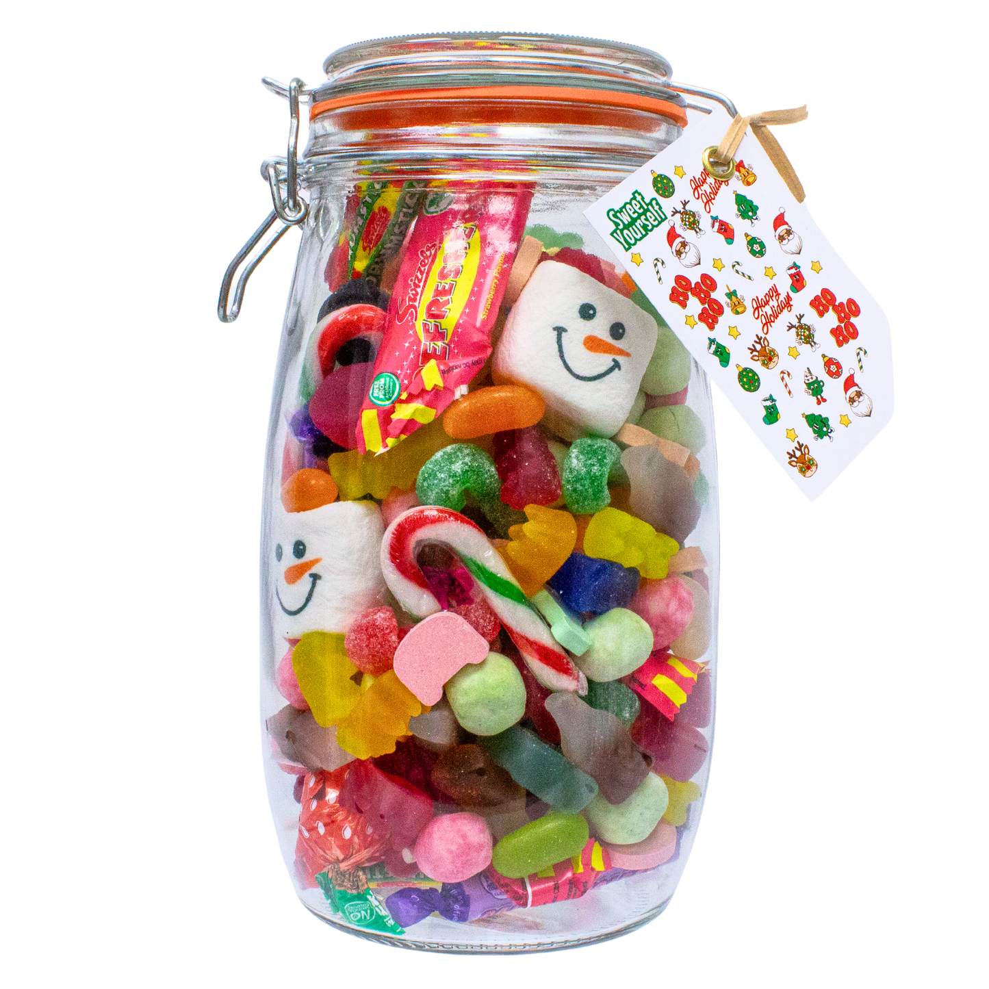 Retro Christmas sweet jar gifts, Festive pick-and-mix for families, Nostalgic holiday candy jars, gifts for retro sweet lovers, Plant-based festive treats UK, Christmas Eve box ideas for adults, Sweet jars with vintage candy, Unique edible Secret Santa gifts, Christmas sweets for family sharing, Reusable festive sweet jars