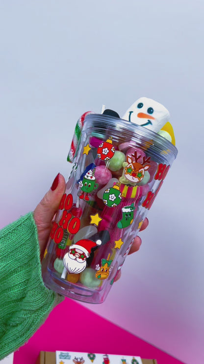 Retro Christmas Candy Cup